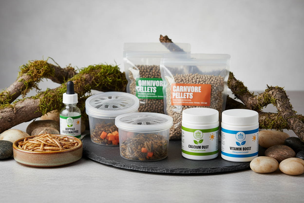 Reptiles & Amphibians Food & Supplements