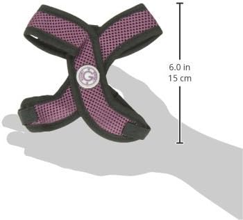 Gooby Comfort X Head In Harness - Purple, Small - Patented Choke-Free X Frame - Perfect On-The-Go Dog Harness for Medium & Small Dogs, Indoor & Outdoor Use