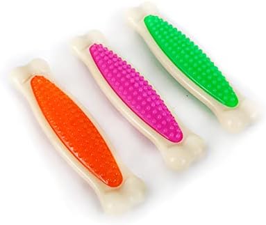 Hartz Chew 'n Clean Tuff Bone Tough Dog Chew Toy, Large 3 Pack