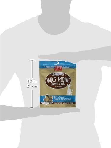 Cloud Star Wag More Bark Less Soft Chews Grain Free Dog Treats, Cheddar Cheese, 5 oz. Pouch