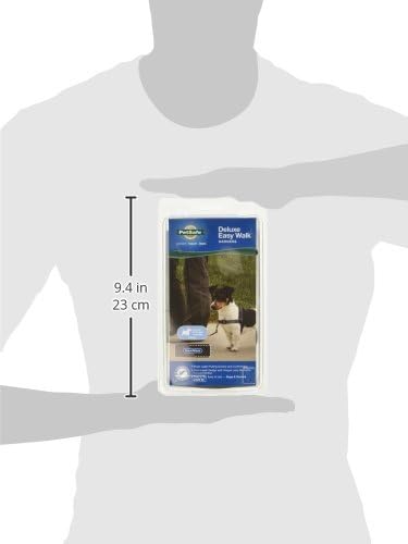 PetSafe® Deluxe Easy Walk® Dog Harness, No Pull Harness, Stop Pulling, Great for Walking and Training, Comfortable Padding, for Small Dogs- Steel/Black, Small