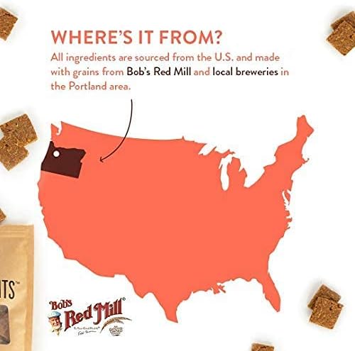 CRAFTED BY HUMANS LOVED BY DOGS Portland Pet Food Company Brew Biscuit Dog Treats (3 x 5 oz Bags Multipack) – Bacon Flavor –All Natural, Human-Grade, USA-Sourced and Made