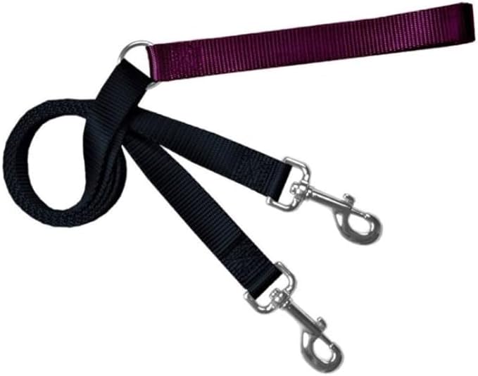 Freedom No Pull 1 Inch Training Leash ONLY Works with No Pull Harnesses (Burgundy Wine)