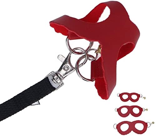 Hamster Harness and Leash Set No Pulling Guinea Pig Striped Harness Hamster Harness Vest or Ferret, Iguana, Hamster, Bearded Dragon Red
