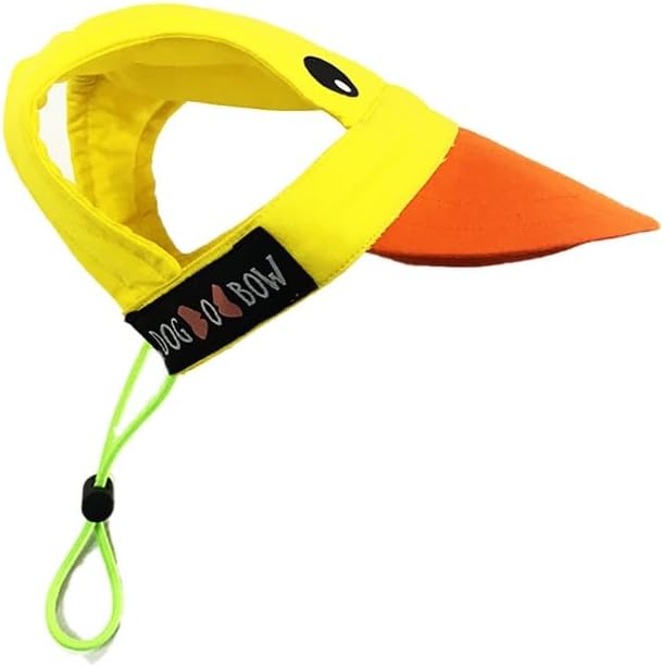 Yellow-Orange Baseball Cap for Dogs (Large)