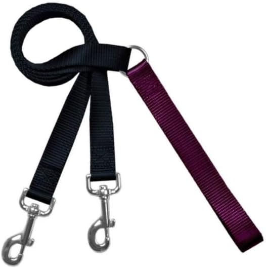 Freedom No Pull 1 Inch Training Leash ONLY Works with No Pull Harnesses (Burgundy Wine)