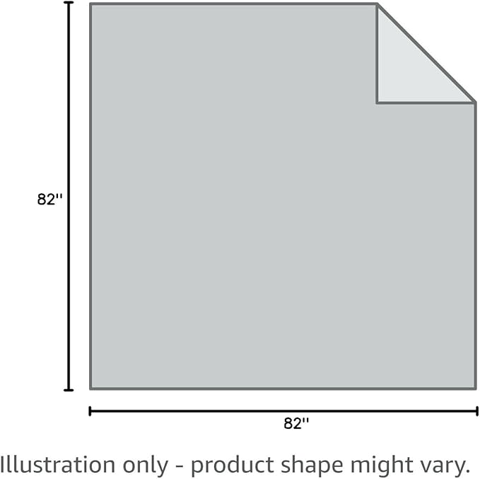 Ameritex Pet Bed Blanket Reversible 100% Waterproof Velvet Super Soft for Sofa and Bed (82x82 Inches, Cream+Grey)