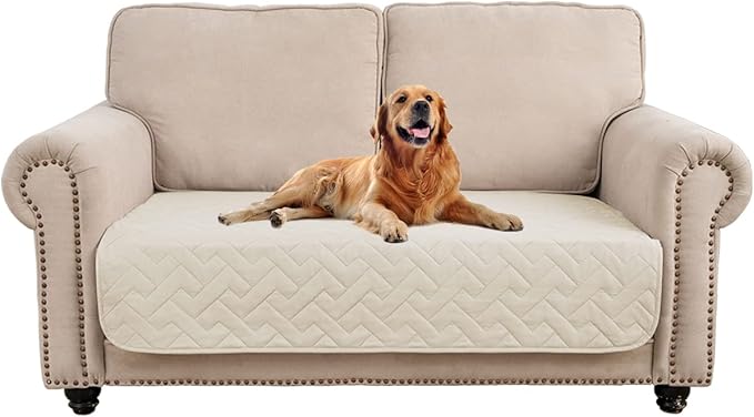 fuguitex Waterproof Dog Bed Cover Couch Cover for Pet Anti-Slip Cat Mat Pet Pad Blanket for Sofa Chair Recliner Bed Furniture Protrctor