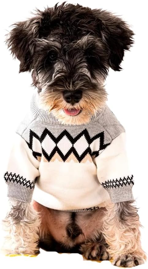 Designer Dog Clothes Sweater Shirt Outfit Small XS Teacup Cute Dogs Puppies French Bulldog Dachshund Chihuahua Cats Maltese Boy Girl (Medium, Pawda)