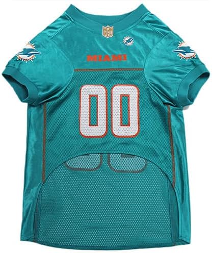 Pets First NFL Miami Dolphins Dog Jersey, Size X-Small: Best Football Jersey Costume for Pets