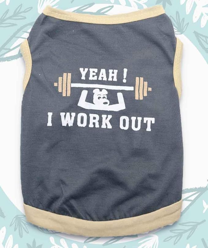 6 Packs Extra Small Dog Puppy Shirts Boy Dog Clothes Funny Cute Dogs T Shirt for Small Dogs Boys XS Puppy Tshirt Cat Clothing Female Vest Apparel, XS