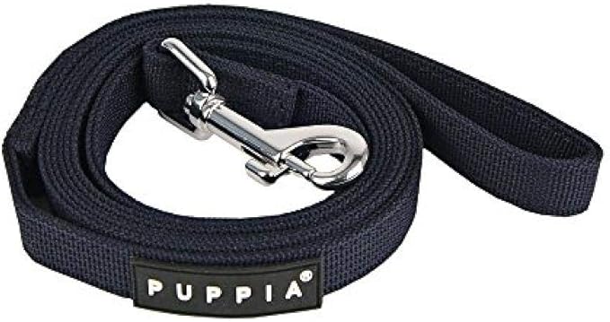 Puppia Two Tone Dog Lead Strong Durable Comfortable Grip Walking Training Leash for Small & Medium Dog, Wine, Large