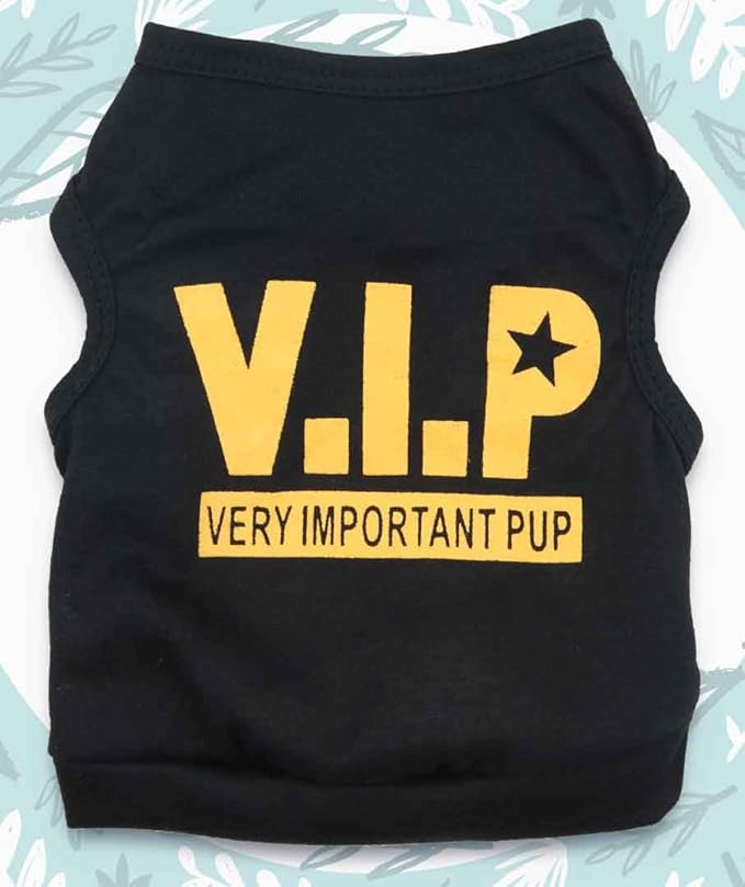 6 Packs Extra Small Dog Puppy Shirts Boy Dog Clothes Funny Cute Dogs T Shirt for Small Dogs Boys XS Puppy Tshirt Cat Clothing Female Vest Apparel, XS