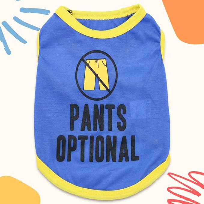 6 Pack Dog Shirts for Small Dogs - Puppy T-Shirts & Summer Vests for Boys & Chihuahua Boys - Yorkie Clothing