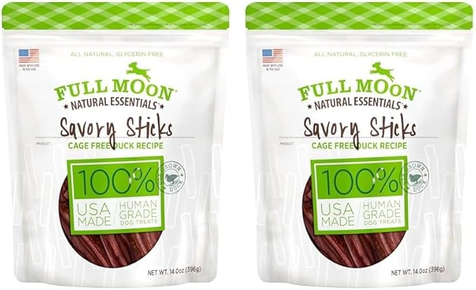 Full Moon Essential Duck Savory Sticks 14.0 oz (Pack of 2)