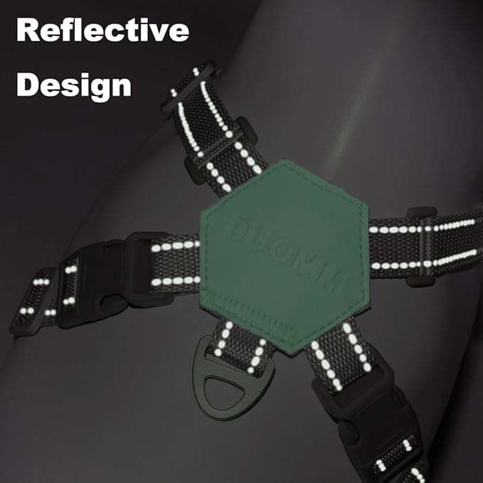 FEimaX Dog Harness Pet X Frame No Pull Step-in Harnesses with Leash Set, Adjustable Reflective Choke Free Puppy with Padded Vest for Small, Medium Dogs and Cats Walking Training