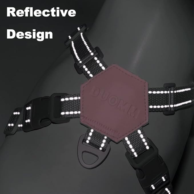 FEimaX Dog Harness Pet X Frame No Pull Step-in Harnesses with Leash Set, Adjustable Reflective Choke Free Puppy with Padded Vest for Small, Medium Dogs and Cats Walking Training