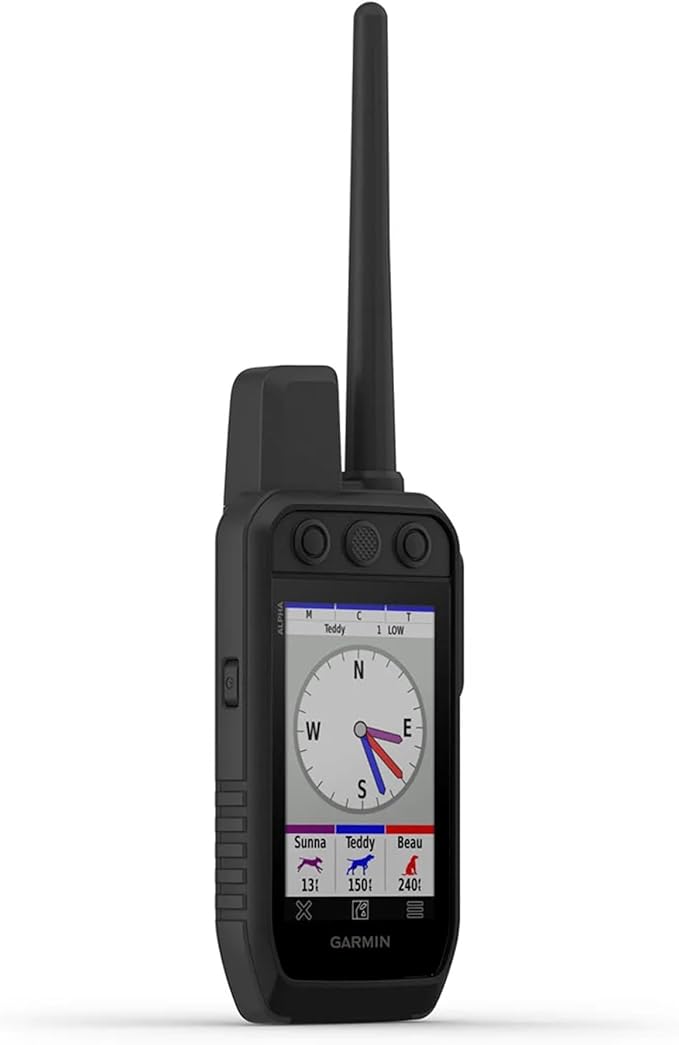 Garmin Alpha 300 Handheld Advanced Tracking and Training System for Hunting Dogs with 10x Garmin Alpha TT25 Dog Collars, GPS + Field Bag + Accessories