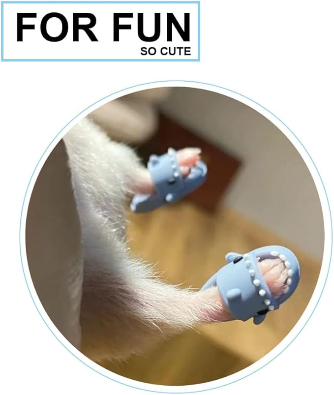 Hamster Costume Set with Shirt, Hat, Shoes, Small Animal Cute Shark Slipper for Real Pets, Cute Mini Rat Holiday Party Clothes, for Fun, Photos. (Purple)