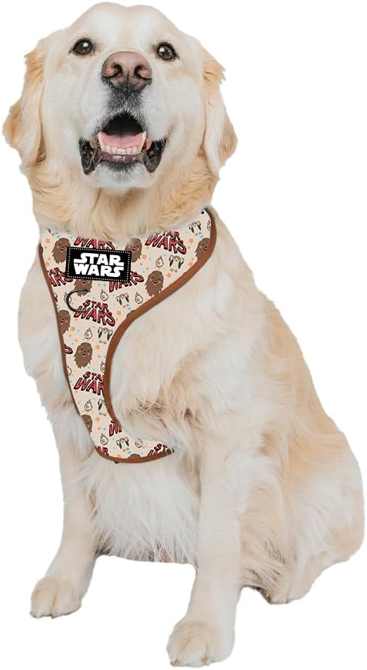 Dog Adjustable Harness - Star Wars™ The Rebel Alliance - XL, Breathable Mesh, No Pull Design with Two D-Rings, Patented Design, Perfect for Small Dogs and Puppies