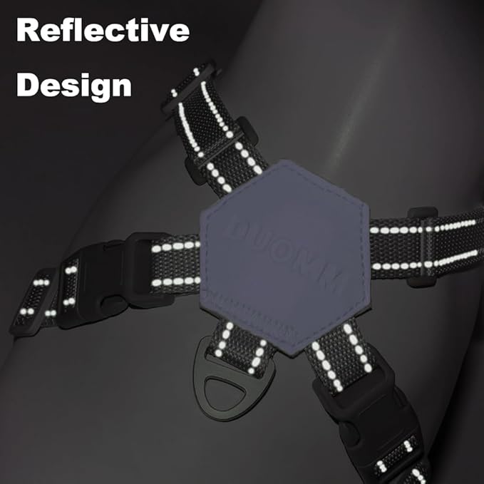 FEimaX Dog Harness Pet X Frame No Pull Step-in Harnesses with Leash Set, Adjustable Reflective Choke Free Puppy with Padded Vest for Small, Medium Dogs and Cats Walking Training