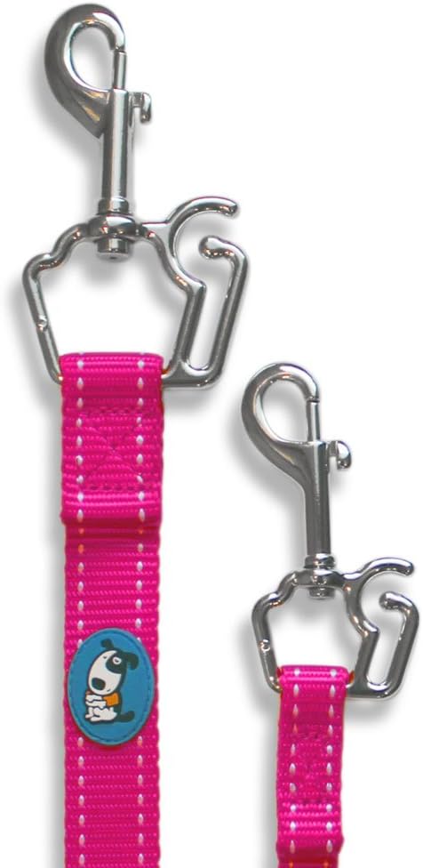 No-Pull Dog Leash (Small (12 to 25 lbs), Pink)