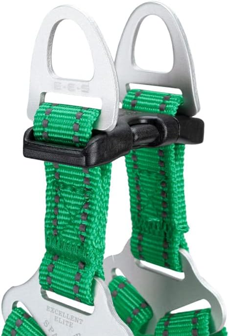 EXCELLENT ELITE SPANKER No Pull Dog Harness Adjustable Nylon Step-in Easy Pet Vest Chest Strap with Reflective and Leash Ring for Small Medium Large Breed Dogs Training Walking(Green-S)