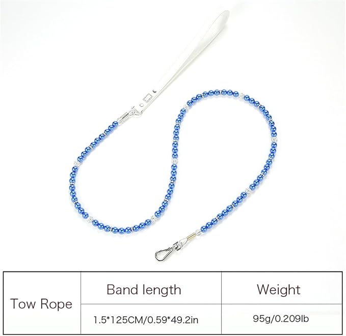 Pink Pearl Dog Collars, Beaded Cat Collar Leash Set Pu Leather Puppy Necklace with Crystal Rhinestone Diamond for Girl Kitten XXSmall Small Medium Female Dogs Jewelry Wedding & Birthday Party, S