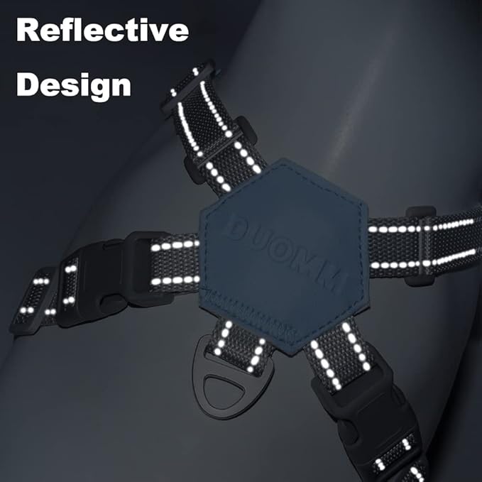 FEimaX Dog Harness Pet X Frame No Pull Step-in Harnesses with Leash Set, Adjustable Reflective Choke Free Puppy with Padded Vest for Small, Medium Dogs and Cats Walking Training