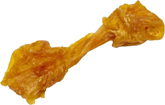 Ultra Chewy Turkey Tendon Knotted Bones for Dogs - Premium All-Natural, Hypoallergenic, Long-Lasting Dog Chew Treat, Easy to Digest - Ingredient Sourced from USA (3.5 Inch - 4 Pack)