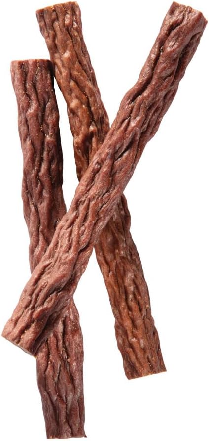 Happy Howie's Beef Woof Stix - Flavorful Slow Cooked Beef Stick, Natural Ingredients, Healthy Soft Dog Treats, Hormone Free - 80 Count (Pack of 1)