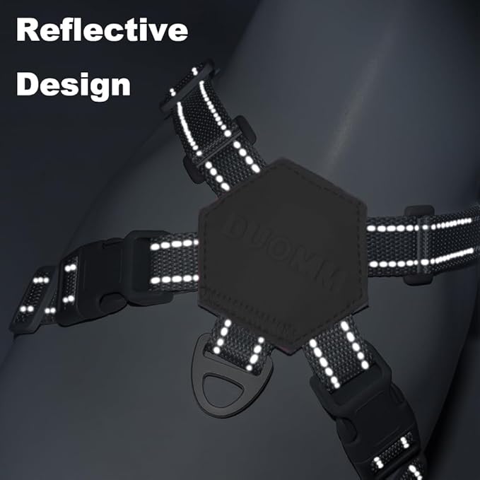 FEimaX Dog Harness Pet X Frame No Pull Step-in Harnesses with Leash Set, Adjustable Reflective Choke Free Puppy with Padded Vest for Small, Medium Dogs and Cats Walking Training