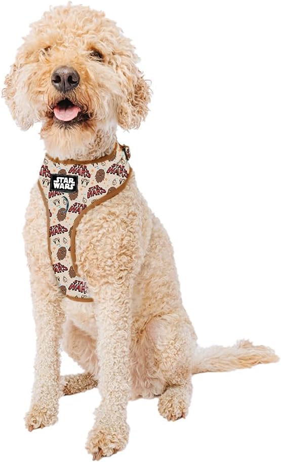 Dog Adjustable Harness - Star Wars™ The Rebel Alliance - L, Breathable Mesh, No Pull Design with Two D-Rings, Patented Design, Perfect for Small Dogs and Puppies