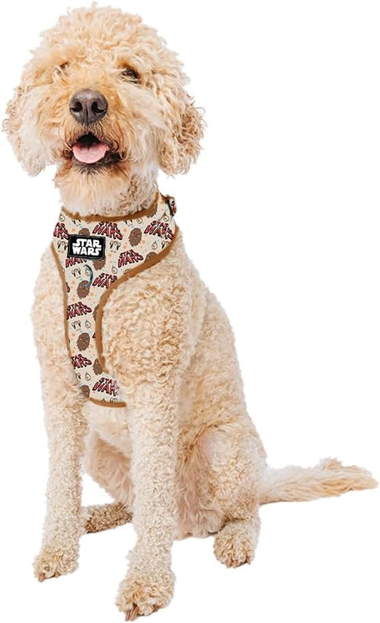 Dog Adjustable Harness - Star Wars™ The Rebel Alliance - L, Breathable Mesh, No Pull Design with Two D-Rings, Patented Design, Perfect for Small Dogs and Puppies