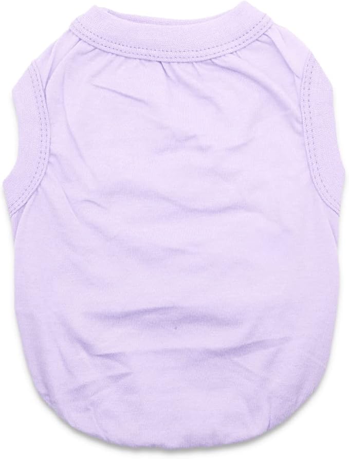 6 Pack Yorkie Clothes Plain Extra Small Dog T Shirt 100% Cotton Solid XS Puppy Clothes Blank Chihuahua Clothes Girl Puppy Tshirt for Boy Dogs Shirts Pet T-Shirt for Small Dogs Cats, Medium