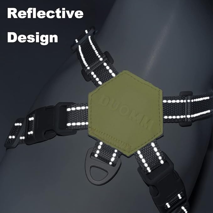 FEimaX Dog Harness Pet X Frame No Pull Step-in Harnesses with Leash Set, Adjustable Reflective Choke Free Puppy with Padded Vest for Small, Medium Dogs and Cats Walking Training