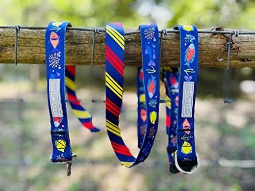 Lucky Love Dog - Easy Click Buckle Dog Collar with Leash Set Combo, Durable & Comfortable for Male & Female Dogs, Pet Collar for Small to Large Dogs, Secure Fit - Mackey Combo, Small