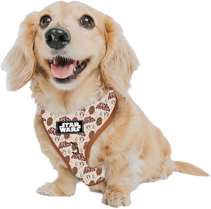 Dog Adjustable Harness - Star Wars™ The Rebel Alliance - XS, Breathable Mesh, No Pull Design with Two D-Rings, Patented Design, Perfect for Small Dogs and Puppies