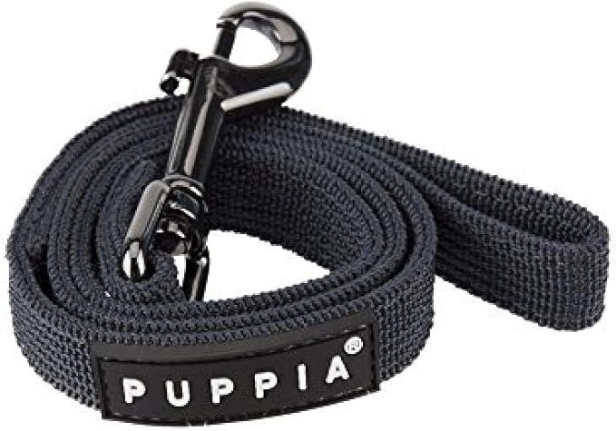Puppia Two Tone Dog Lead Strong Durable Comfortable Grip Walking Training Leash for Small & Medium Dog, Wine, Large