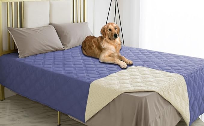 Ameritex Waterproof Dog Bed Cover Pet Blanket with Anti-Slip Back for Furniture Bed Couch Sofa