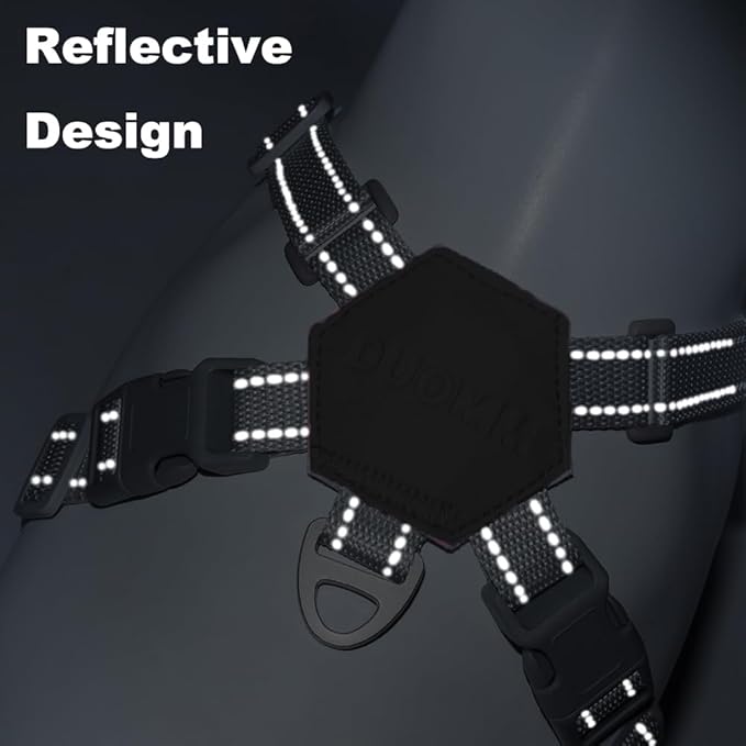 FEimaX Dog Harness Pet X Frame No Pull Step-in Harnesses with Leash Set, Adjustable Reflective Choke Free Puppy with Padded Vest for Small, Medium Dogs and Cats Walking Training