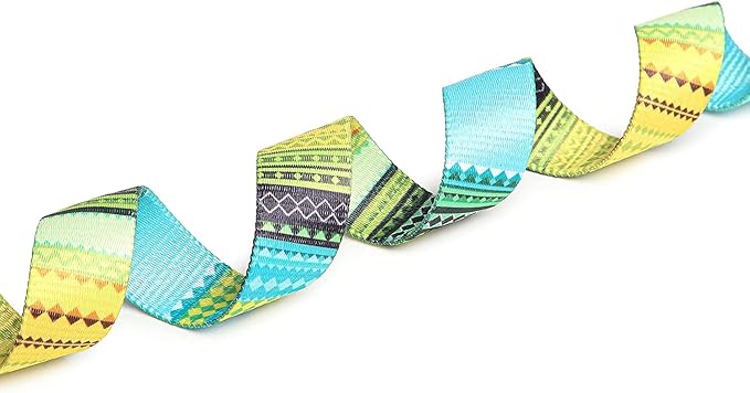 Adjustable Dog Collar with Patterns, Ultra Comfy Soft Nylon Breathable Pet Collar for Small Medium Large Dogs (S, Bohemian Yellow)