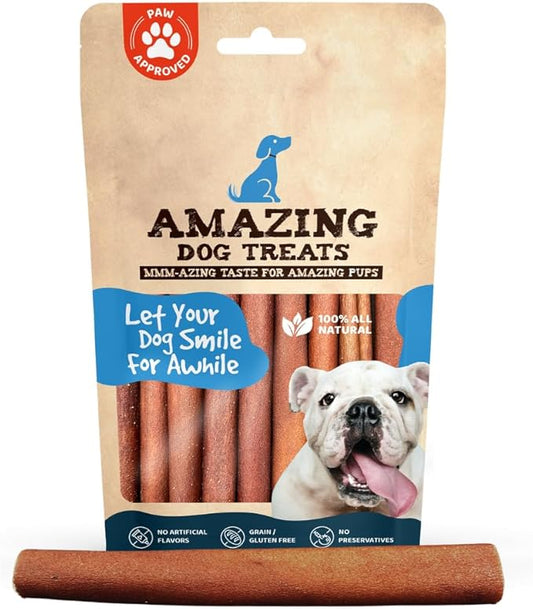 Amazing Dog Treats 6 Inch Collagen Stick - (15 Count) - Natural Collagen Sticks - No Hide Bones