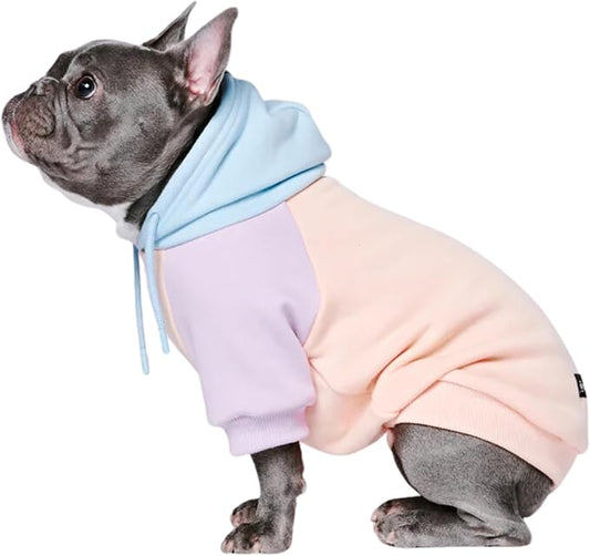 Spark Paws Dog Hoodie - Premium Quality, Buttery Soft, Superior Comfort and Fit, Calming Fleece Interior, Suitable for All Breeds - Cotton Candy - XL
