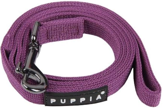 Puppia Two Tone Dog Lead Strong Durable Comfortable Grip Walking Training Leash for Small & Medium Dog, Navy, Medium
