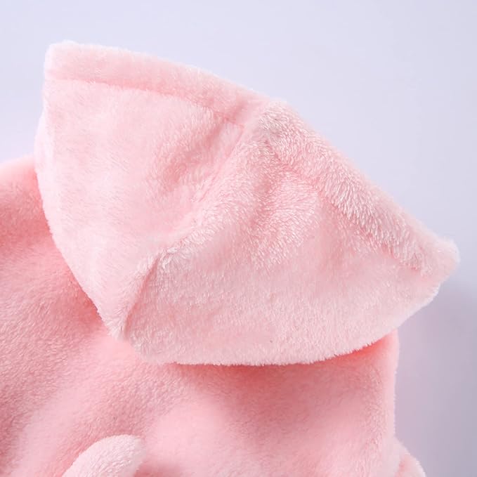 Petyoung Pet Bathrobe Dog Pajama Thickened Hooded Bathrobe Quick Drying and Super Absorbent Dog Bath Towel Soft Pet Nightwear for Puppy Small Dogs Cats