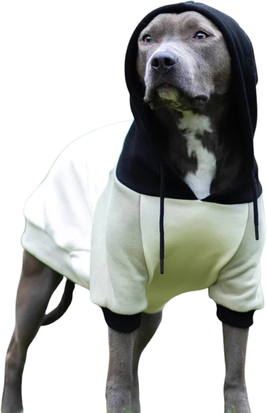 Spark Paws Dog Hoodie - Premium Quality, Buttery Soft, Superior Comfort and Fit, Calming Fleece Interior, Suitable for All Breeds - Olive Cream - 3XL