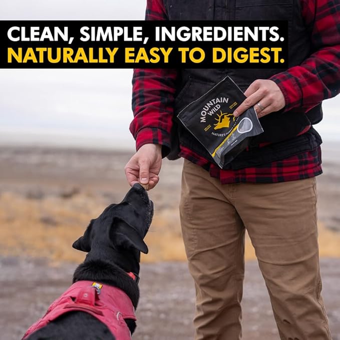 Venison Jerky Dog Training Treats, Grain Free, All Natural, No Fillers, No Artificial Preservatives - Nature's Purest Dog Treats - 8 oz Bag