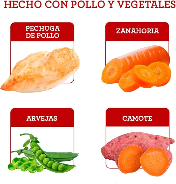 DreamBone Mini Chews, Made with Real Chicken and Vegetables, Rawhide Free Dog Chews, 8 Count