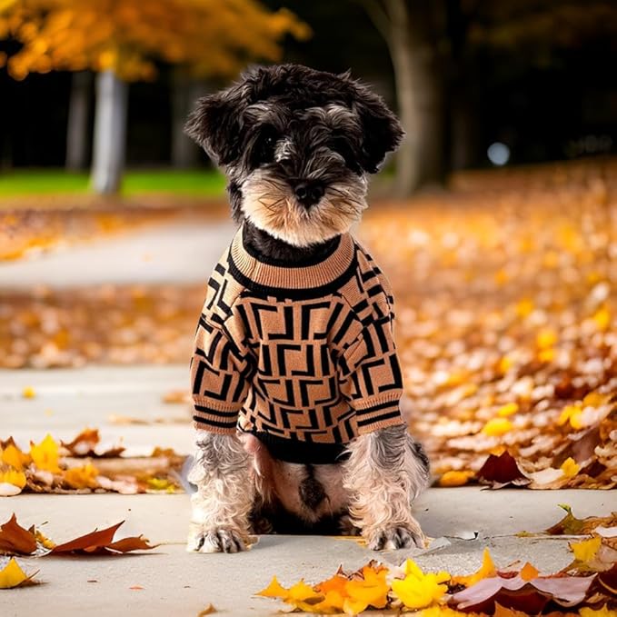 Designer Dog Clothes Sweater Shirt Outfit Small XS Teacup Cute Dogs Puppies French Bulldog Dachshund Chihuahua Cats Maltese Boy Girl (X-Large, Furdi)